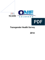 Transgender Health Survey 2014 - 02182014