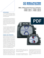 BOLL Differential Pressure Indicator TYPE 4.36.1, TYPE 4.36.2 TYPE 4.46.1, TYPE 4.46.2