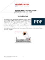 Project Report On Liquid Bromine Manufacturing Plant