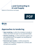 CIPS L4-Negotiating and Contracting in Procurement and Supply