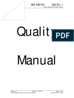 AS9100 QM-001-1 Quality Manual