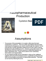 Radiopharmaceutical Production: Cyclotron Basics