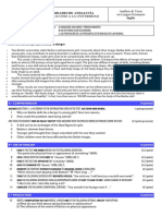 Inglés 6 - Examen y Criterios de Corrección PDF