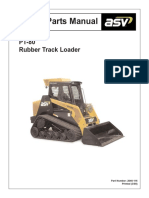 ASV Posi-Track PT-80 Track Loader Parts Catalogue Manual PDF