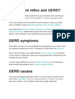 What's Acid Reflux and GERD