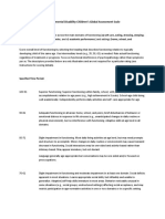 Developmental Disability-Children's Global Assessment Scale: Community)