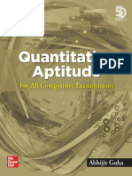 Quantitative Aptitude For Compe - Abhijit Guha PDF