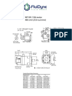 WF109-1106 Motor 400 cm3 (25.0 Cu - In/rev) : 1-1/4" Straight Keyed