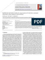 2009-Equilibrium and Kinetic Studies For Sequestration of CR (VI) From Simulated Wastewater Using Sunflower Waste Biomass