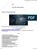What Is "Gang Stalking-" - Fight - Gang Stalking