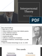 Interpersonal Theory: Harry Stack Sullivan