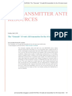 AM TRANSMITTER ANTENNA RESOURCES - The - Grenade - 10 Watt AM Transmitter For The 40 Meter Band