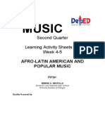 Music: Second Quarter Learning Activity Sheets - LAS Week 4-5