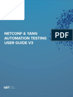 Tail-F NETCONF & YANG Automation Testing User Guide V3 Rev K 2020-05-27