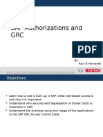 Sap Roles and Authorizations