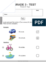 I-Learn Smart Start Grade 3 Theme 5 - Reading - Writing Test