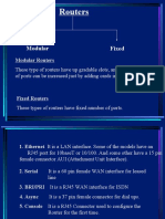 Routers: Modular Fixed