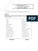 Worksheet No.1: Grade 9