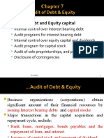 AcFn 3162 CH 7 Audit of Debt & Equity Capital