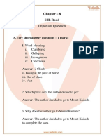 Important Questions Class 11 English Hornbill Chapter 8