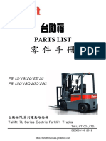 Tailift FB15-30 Parts Manual