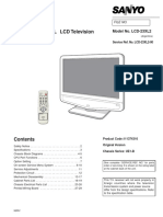 Service Manual LCD Television: Model No. LCD-23XL2