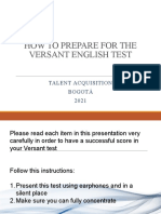 How To Prepare For The Versant English Test: Talent Acquisition Bogotá 2021