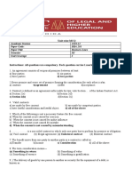 Bba B Law MCQ Sample