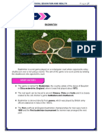 Chapter 1 Badminton Module