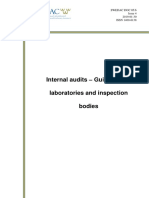 Internal Audits - Guidance For Laboratories and Inspection Bodies