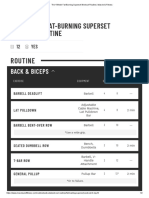 The 4-Week Fat-Burning Superset Workout Routine - Muscle & Fitness4