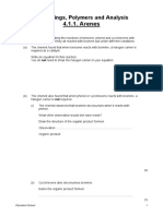 4.1.1. Arenes: F324: Rings, Polymers and Analysis