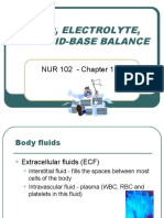 NUR 102 - Chapter 14 Fluid and Electrolytes