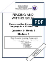 Reading and Writing q1 w3 Mod3