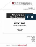 Gec 109 Module 2 Week 2