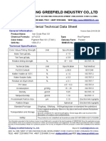 Zhejiang Greefield Industry Co,.Ltd: Material Technical Data Sheet