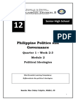 Philippine Politics and Governance: Senior High School