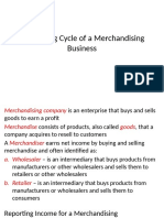 Accounting Cycle of A Merchandising Business