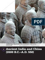 Ancient India and China (2600 B.C.-A.D. 550) : How Are Religion and Culture Connected?
