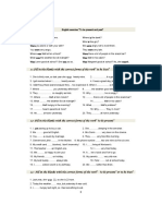 1-1 Fill in The Blanks With The Correct Forms of The Verb" To Be Past"