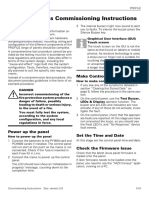 PROFILE Panels Commissioning Instructions: PROFILE Fire Detection System Profile