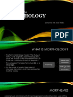 Chapter 6 Morphology