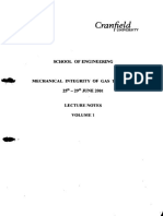 Gas Turbine - Mechanical Integrity of Gas Turbines