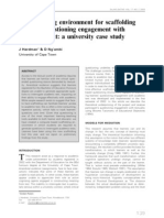 A Questioning Environment For Scaffolding Learner's Questioning Engaging With Academic Text - A University Case Studey