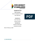 Assignment On: Course: Bangladesh Studies Code: BGD-201