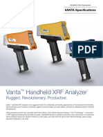 Vanta Handheld XRF Analyzer: Rugged. Revolutionary. Productive