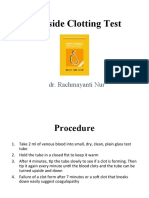 Bedside Clotting Test: Dr. Rachmayanti Nur