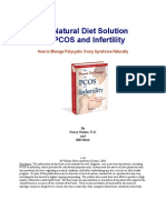 The Natural Diet Solution For PCOS and Infertility