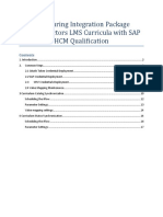 Configuring Integration Package SuccessFactors LMS Curricula With SAP HCM Qualification