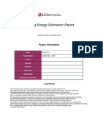 Building Energy Estimation Report: Project Information